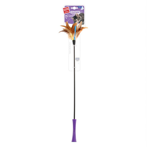 Feather Teaser Cat Toy: Feather Fishing Rod, 66 cm