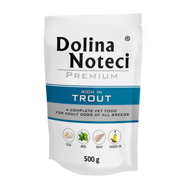 Dolina Noteci Premium Wet Dog Food, Rich in Trout, 500 g pouch