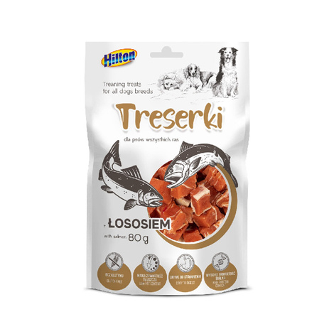Hilton Mięsne Dog Treats with Salmon, 80 g