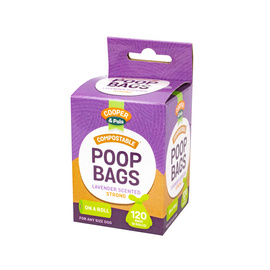 Cooper &amp; Pals Biodegradable Scented Poop Bags, 120-pack