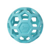 JW Pet Hol-ee Roller Openwork Dog Ball, Light Blue, Medium, 11.5 cm