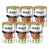Rafi Classic Wet Dog Food with Venison and Carrots, 6-Pack (1240 g each)