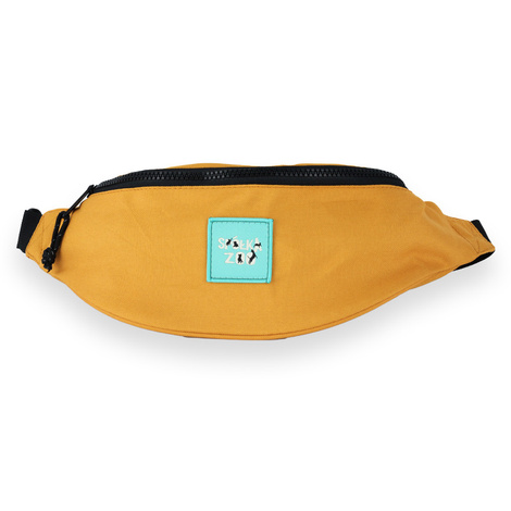 Spółka Zoo Design Spacious fabric fanny pack in mustard yellow