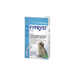 Fypryst Spot On Flea and Tick Drops for Dogs 20–40 kg, 268 mg / 2.68 ml, 1 pipette