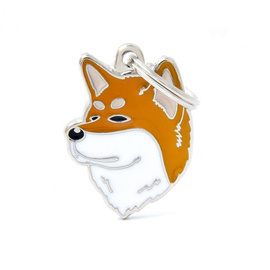 Engraved ID Tag for an Akita Inu Dog