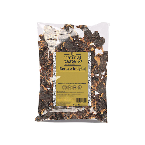 Natural Taste Natural Dog Treats: Turkey Hearts, 600 g