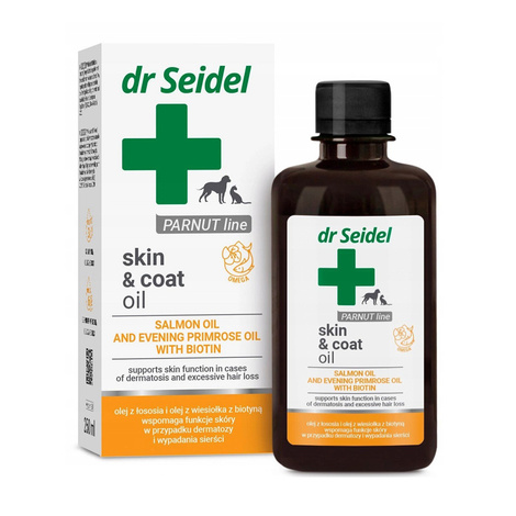 Dr. Seidel Skin and Coat Oil — Oil to Support Skin Health for Dogs and Cats, 250 ml