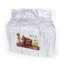 Barry King Dog Diapers, Size L, 12-pack