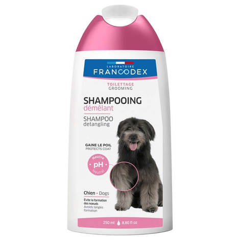 Francodex 2-in-1 Dog Shampoo for Easier Detangling, 250 ml