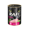Rafi Cat Adult Wet Cat Food with Turkey, 400 g