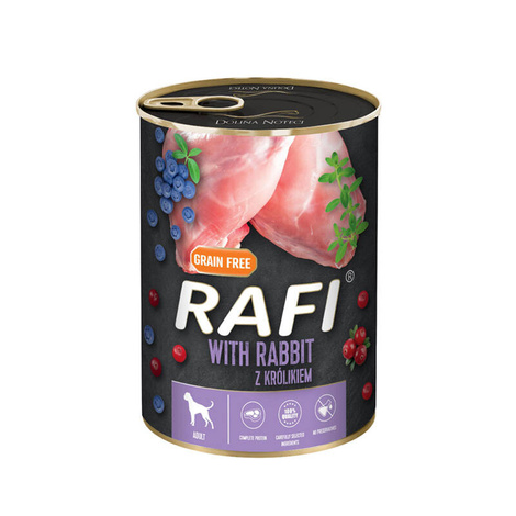 Rafi Wet Dog Food with Rabbit, 400 g