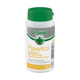 Flawitol for Dogs: Healthy Skin and a Beautiful Coat, 60 tablets.