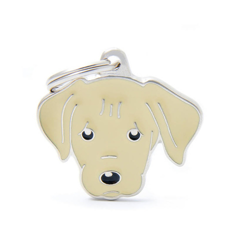 Engraved ID Tag for a Labrador Dog