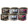 MAU Pâté and Fillet Wet Cat Food for Neutered Cats—Three-Flavor Mix, 6-Pack (185 g each)