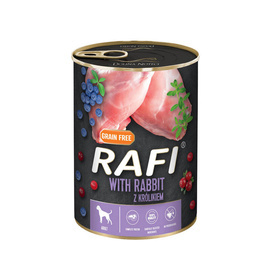Rafi Wet Dog Food with Rabbit, 400 g