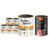 Dolina Noteci Premium Wet Dog Food, Rich in Duck and Pumpkin, 6 x 800 g Set + Free Piper Animals with Duck and Pear, 400 g
