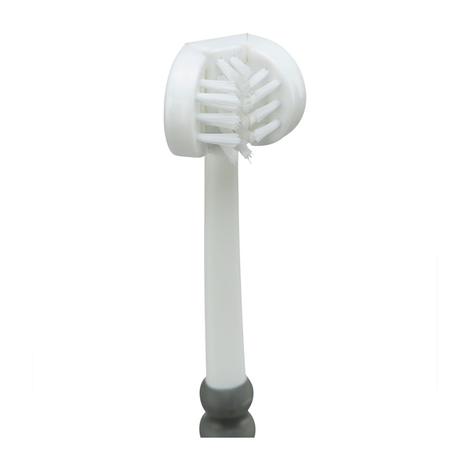 TRIXIE Three-Sided Toothbrush for Dogs and Cats, 18 cm
