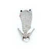 Buba Dog Toy: Gray Plush Hare