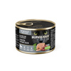 Super Rafi Cat Wet Food for Spayed Cats with Guinea Fowl and Duck Hearts, 185 g