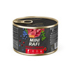 Mini Rafi Wet Dog Food with Beef, 185 g