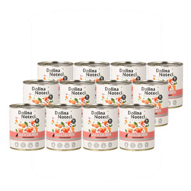 Dolina Noteci Premium Wet Dog Food, Rich in Salmon, 12 x 800 g Set, LIMITED EDITION