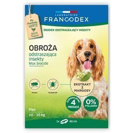 Francodex Insect Repellent Collar for Dogs 10–20 kg, 60 cm
