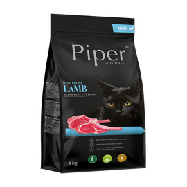 Piper Animals Dry Cat Food with Fresh Lamb, 3 kg