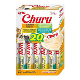 Inaba Cat Churu Chicken Cat Treats, 20 x 14 g