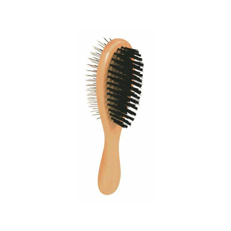 Trixie Double-Sided Oval Brush, Medium, 6 x 21 cm
