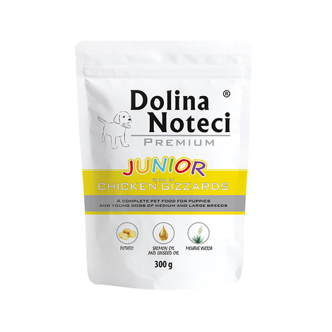 Dolina Noteci Premium Junior Wet Dog Food, Rich in Chicken Stomachs, 300 g pouch