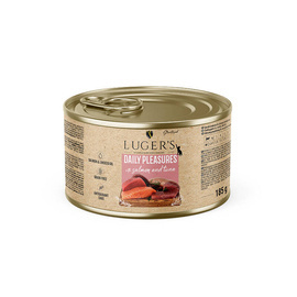 Luger's Daily Pleasures Sterilised Wet Cat Food with Salmon and Tuna, 185 g
