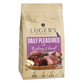 Luger’s Daily Pleasures Dry Dog Food with Turkey and Beef, 9 kg