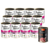 Dolina Noteci Premium Wet Dog Food, Turkey-Rich, 12-Pack (400 g each) + Free Piper Animals Wet Dog Food with Duck and Pear (400 g)