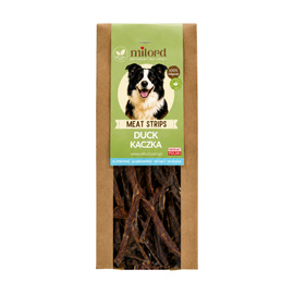 Milord Dog Treats: Duck Strips, 80 g