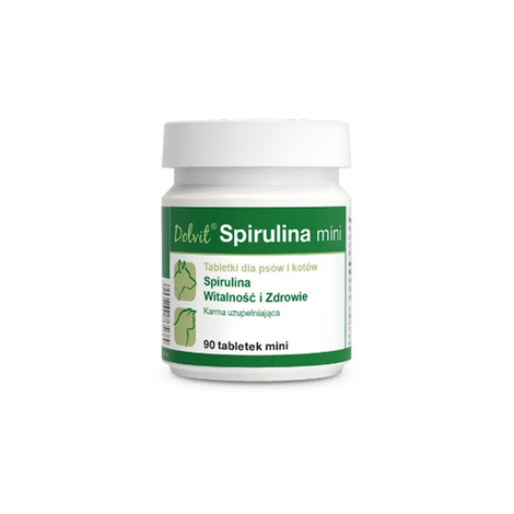 Dolfos Dolvit Spirulina Mini Tablets for Dogs and Cats—Strengthens the Immune System—90 tablets