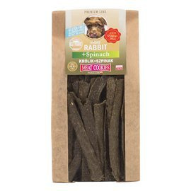 Milord Dog Treats with Rabbit and Spinach, 80 g