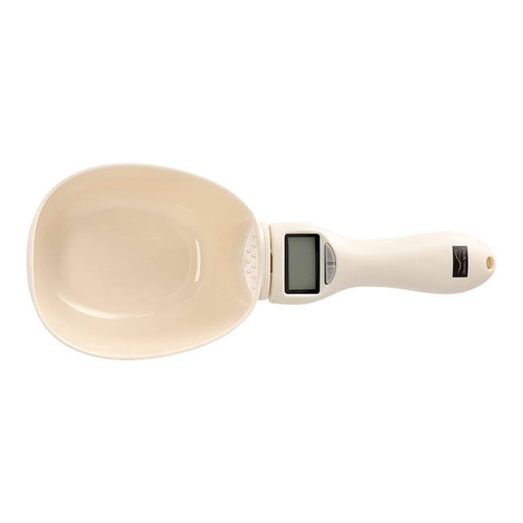 Spoon with an electronic scale—perfect for precisely measuring dog and cat food