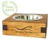 Bowl with logo on a wooden stand, 0.9 L