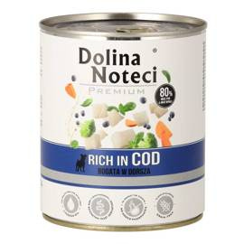 Dolina Noteci Premium Wet Dog Food Rich in Cod, 800 g Can, LIMITED EDITION