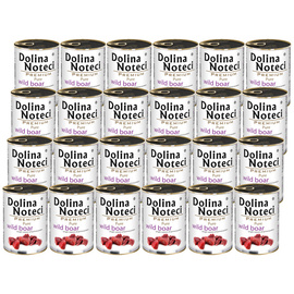 Dolina Noteci Premium Pure Wet Dog Food for Dogs with Allergies, Rich in Venison, 24 x 400 g