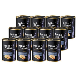 Dolina Noteci Premium Wet Cat Food for Spayed Cats, Rich in Guinea Fowl, 12-Pack (400 g each)