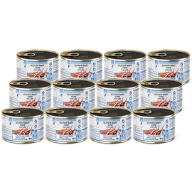 Super Rafi Mini Pure Line Wet Dog Food for Small Breeds with Lamb and Sweet Potatoes, 12 x 185 g Set