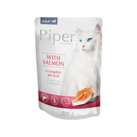 Piper Animals Wet Cat Food with Salmon, 100 g