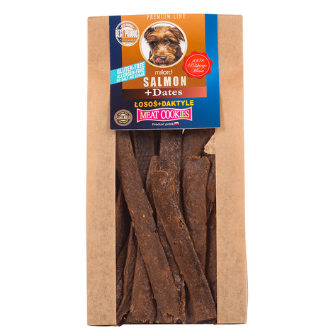 Milord Dog Treats: Salmon and Date Biscuits, 80 g