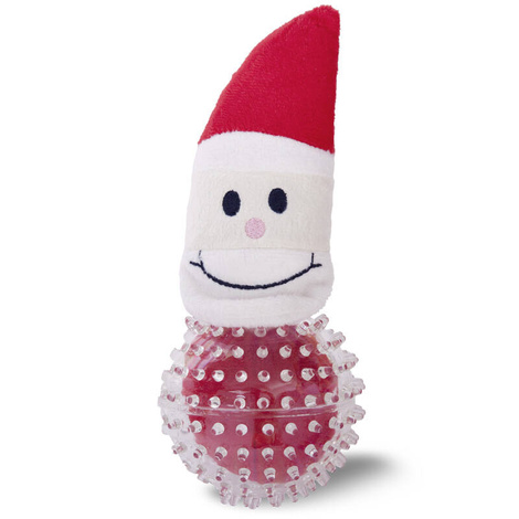 Hilton X-Mas Mascot in a Ball—Large Santa Claus Christmas Toy for Dogs