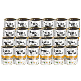 Dolina Noteci s Premium Wet Dog Food, Rich in Duck and Pumpkin, 24 x 400 g Pack