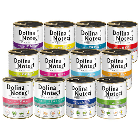 Dolina Noteci Premium Mix Wet Dog Food (Assorted Flavors) 12 x 800 g