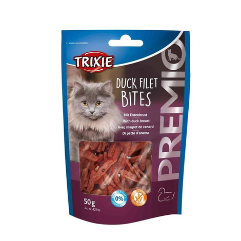 Trixie Cat Treats: Premio Duck Fillet Snacks, 50 g