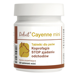 Dolvit Cayenne Mini Dietary Supplement for Dogs – Coprophagia, 60 tablets