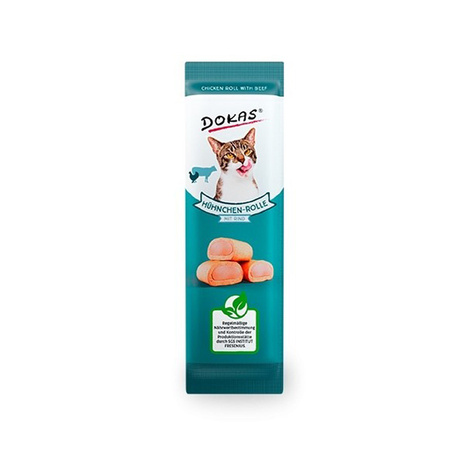 Dokas Cat Treats: Soft Chicken and Beef Patties, 10 g